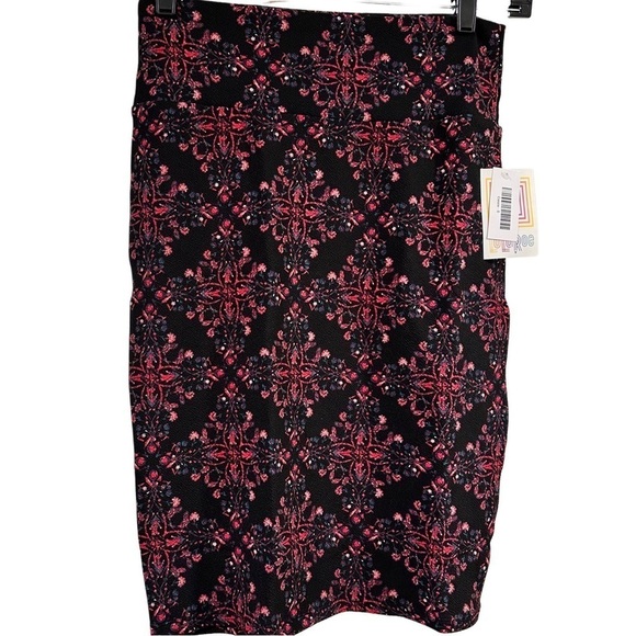 LulaRoe Cassie Pencil Skirt Stretchy High Wide Waist  Adjustable Sizes S-M 6-8 - Picture 1 of 13